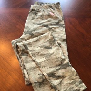Abercrombie Kids Girls Camo Leggings Size 13/14